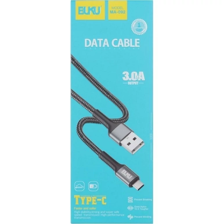 کابل شارژ و دیتا بوکو تایپ سی مدل(MA-092)