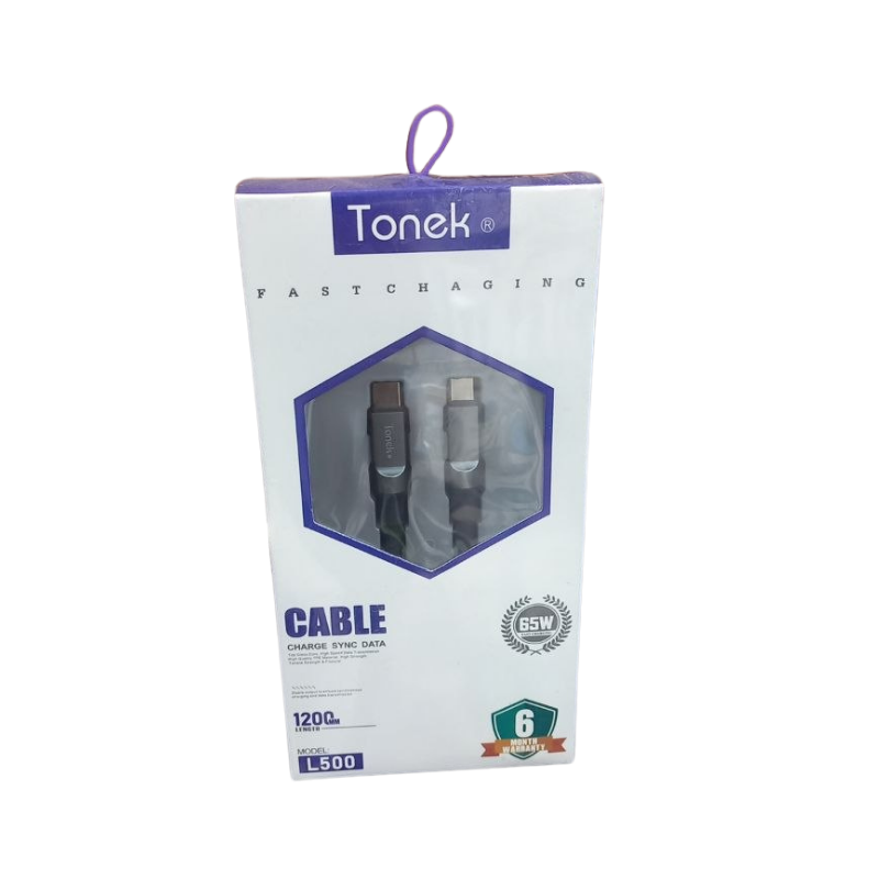 سیم شارژر L500 دو سر تایپ سی