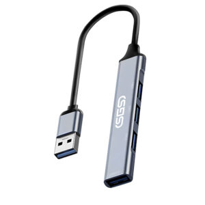 هاب ۴ پورت USB 3.0 برند SGS با تبدیل Type-C و Lightning