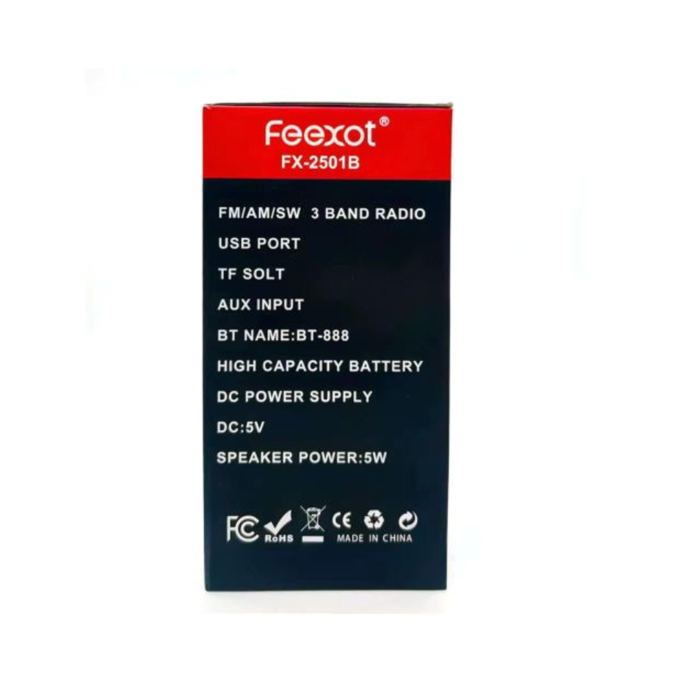 اسپیکر رادیویی بلوتوثی فیکسوت مدل FX-2501b 5 اسپیکر رادیویی بلوتوثی فیکسوت مدل FX-2501b