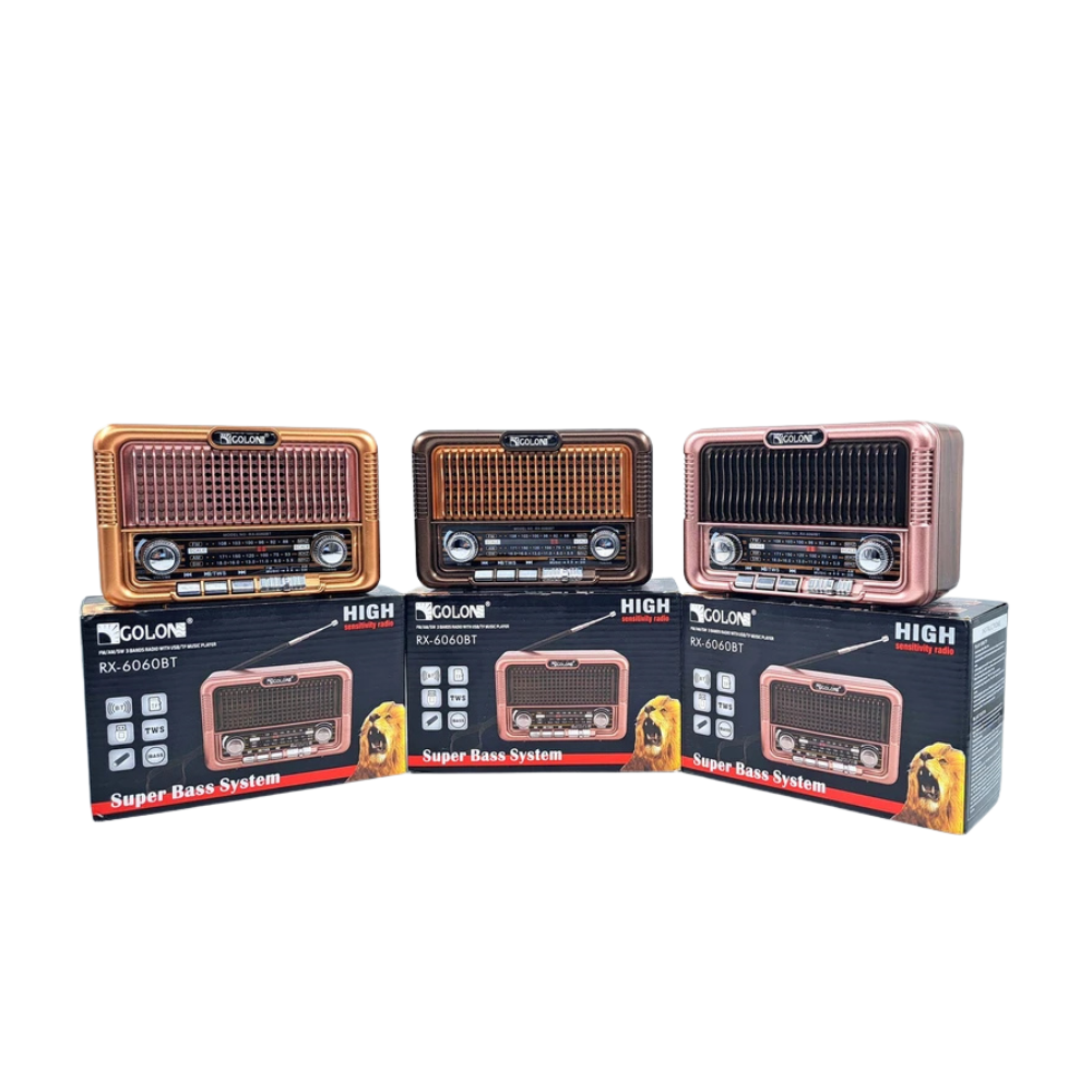 رادیو بلوتوثی گولون مدل RX-6060BT 7 رادیو بلوتوثی گولون مدل RX-6060BT