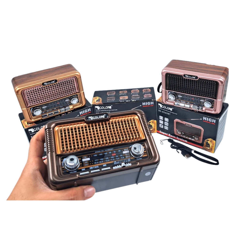 رادیو بلوتوثی گولون مدل RX-6060BT 10 رادیو بلوتوثی گولون مدل RX-6060BT
